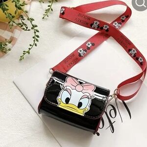 Disney Black and Red Crossbody Bag